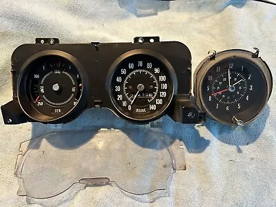1970 71 PONTIAC GTO JUDGE GT-37 Factory Rally Gauges With Rally Clock W Wiring • $395