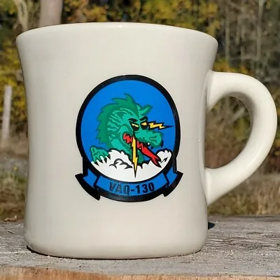 VAQ 130 Zappers USS Dwight Eisenhower (CVN-69) NAVY Mug Heavy Restaurant Ware  • $32.99