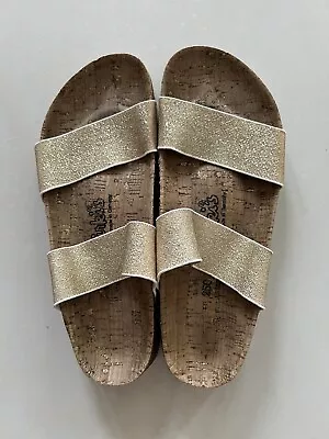 Birkenstock Birkies Stretch Gold Strap  39 • $40