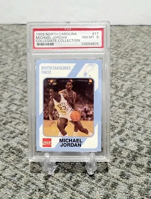 1989 Michael Jordan #17 Collegiate Collection PSA 8 • $13.23