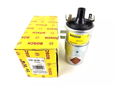 NOS Bosch Super 6V 6 Volt Ignition Coil Porsche 356 Alfa VW Beetle Ghia Bug • $189.99