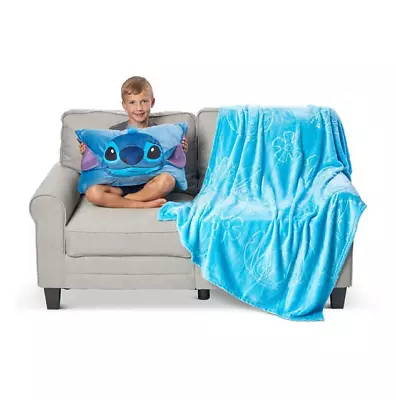 Disney Lilo And Stitch  Stitcharama  Pillow Pocket Throw 2-Pc. Set • $29.34