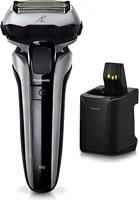 Panasonic ES-LV7J-S LAMDASH PRO Men's Shaver 5 Blades W/ Cleaning Charger • $338.85