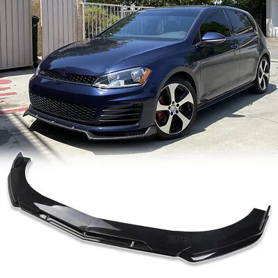 5Pc Front Bumper Lip Spoiler Boby Kits Splitter Chin For VW Golf MK5 MK6 MK7 GTI • $79.01