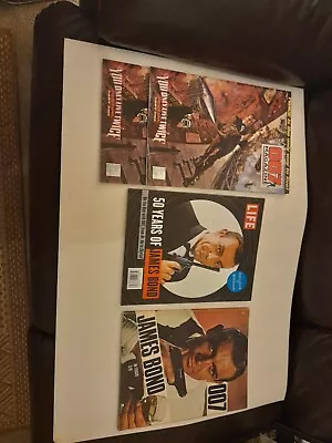 James Bond 007 Sean Connery Magazines Vintage Four Available Very Collectable • £20