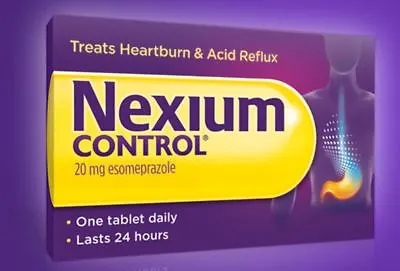 Nexium Control 20mg Tablets - Treats Heartburn And Acid Reflux • £8.95