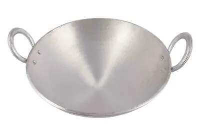 Aluminum Kadhai/Frying Pan Deep Kadai For Cooking Multipurpose Use 10Inch • $42.29