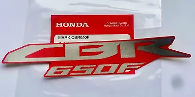 Honda Cbr650f Silver / Red Decal Sticker Logo Badge *** Genuine Honda *** • £4.85