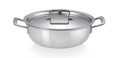 £100 • Buy Le Creuset 3-Ply Stainless Steel 24cm Chef's Casserole Pan