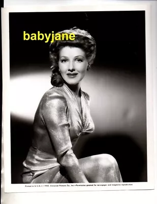 Jean Parker Original 8x10 Photo Portrait In Lamee Gown 1945 Universal Pictures • $24.99