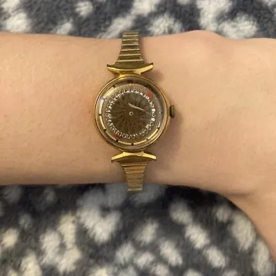 Woman’s Vintage 1960s Gold Plated 17 Jeweled SWISS MADE ERNEST BOREL Watch! • $175