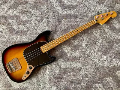 Squier By Fender Mustang Bass Base With Duncan Pu 70S Model Rare • $534.51
