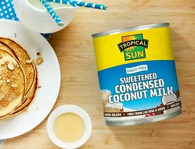 Tropical Sun Dairy Free Condensed Coconut Milk Sweetened 320ml Can   • £6.99