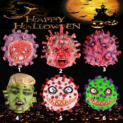 $7.95 • Buy Scary Demon Halloween Mask Costume Cells Shape Spoof Props Role-play Theme Party