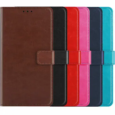 Book Stand Premium Business Flip Leather Protector Case Cover Skin For Phones • $10.99