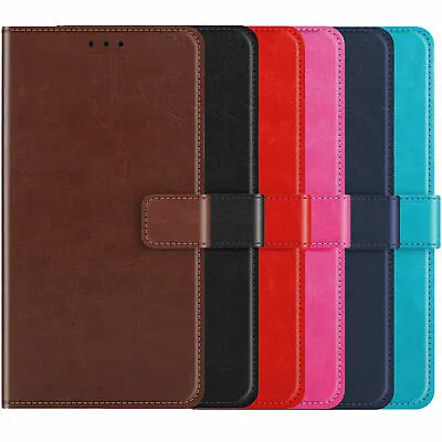 Premium PU Flip Leather Case Cover TPU Silicone Shell Wallet Etui For Smartphone • $10.99