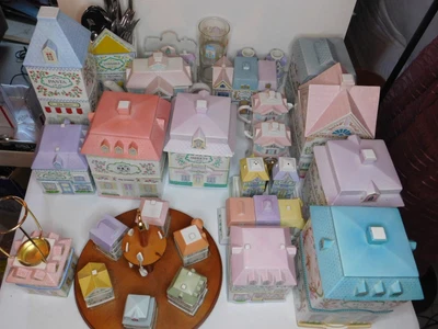 $80 • Buy Vtg Lenox Village Nearly Complete SET - Estate Find RARE
