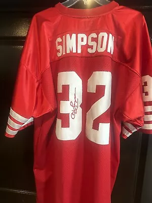 Original Mitchell & Ness SF 49ers O.J. Simpson #32 Throwback Jersey Sz 56 • $189