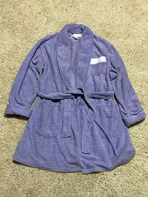 Moon Dance Women's Mid-Length Micro Fleece Bath Robe Medium Light Purple • $9.99