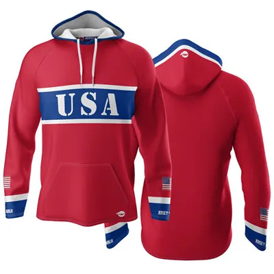 Team USA Red Lightweight Hockey Hoodie • $69.95