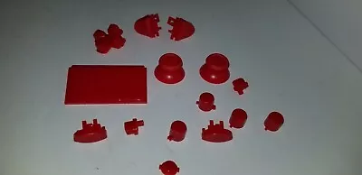 $17.01 • Buy NEW RED Full Button Custom Mod Kit Set For Playstation 4 PS4 Controller G20