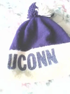 Univ. Of Conn. Huskies Blue & White Ski Cap • $4.99