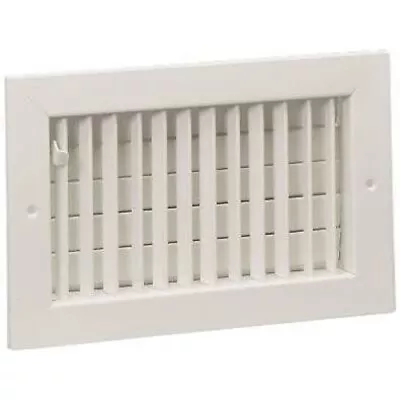 Hart & Cooley Wall Register With Vertical Fin And Multi-Shutter Damper #075004 • $46.55