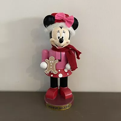 Disney Christmas Nutcracker Minnie Mouse With Gingerbread Man Wooden • $40