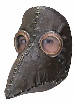 £23.89 • Buy Plague Doctor Leather Look Steampunk Style Mask Latex Head Mask Larp Halloween