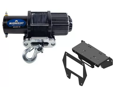 Viper 50 Ft Winch 4500 Lb Black W/ Mount For Polaris RZR PRO XP 4 2020-22 • $259.98