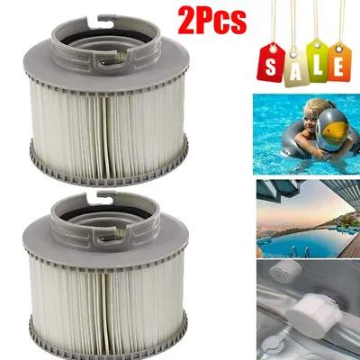 2Pcs Superior Quality Replacement Filter Cartridges For MSpa Bubble Spa Hot Tubs • £10.89