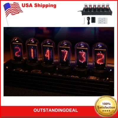 $118.78 • Buy EleksTube IPS RGB Nixie Tube Clock Glow Tube Clock 16:9 IPS Hard Screen US