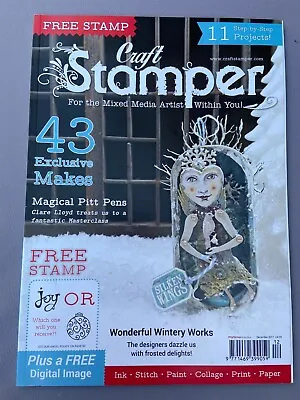 Craft Stamper Magazine - No Stamp But Free Stamp - Issue December 2017 • £3