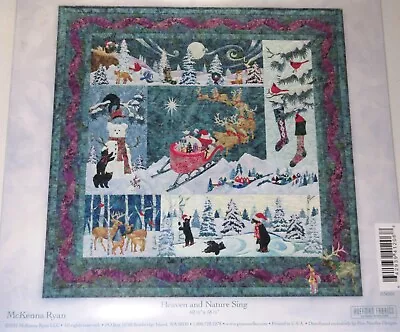 Heaven And Nature Sing Quilt Kit By McKenna Ryan Backing Embellishments Fabric • $295