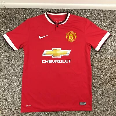 Manchester United Juan Mata Jersey 2013 Nike Dri Fit Mens Medium Home Red • $69.99