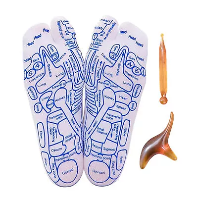 Acupuncture Reflexology Socks Acupressure Reflexology Sock For Men & Women+Tool • $11.78