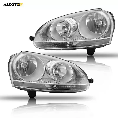 For 2006 2007 2008 2009 Volkswagen GTI/10 Jetta/Rabbit Headlight Assemblies Pair • $121.59