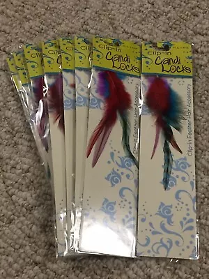 NEW Candi Locks Clip-in On Feather Hair Clip (New) Hair Accessories Extension • $8.99