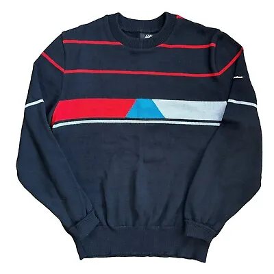 Vintage Lido Sports California Wool Made In USA Mens Large Ski Sweater Stripes • $24