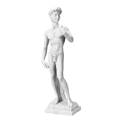 David Michelangelo King Hero Nude Male Greek Statue Sculpture Cast Marble 43 Cm • $107.80