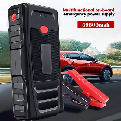 69800mAh Portable Car Jump Starter Booster Jumper Box Power Bank Battery Charger • $35.90