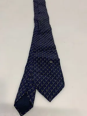Gucci Tie Blue Men's A88 • $41.25