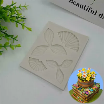 Cake Decor Icing Mold Sugarcraft Daffodils Petal Flower Silicone Fondant Mould • £4.14