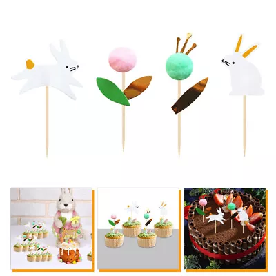  24 Pcs Holiday Party Favors Flower Ornaments Easter Card Insert • £6.94