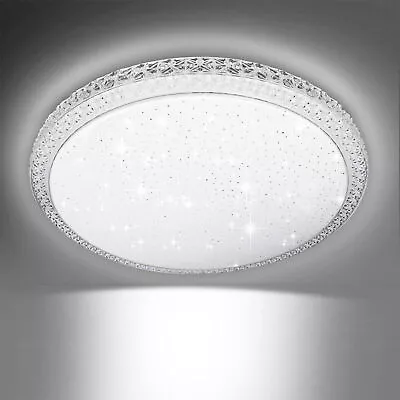 LED Ceiling Light Morden Round Panel Down Lights Living Room Bedroom Wall Lamp • £9.99