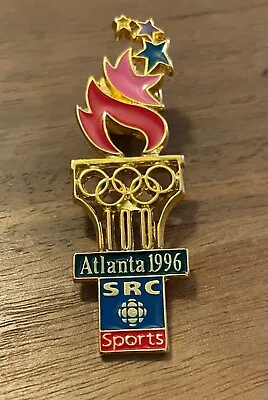 Atlanta 1996 SRC Canada Sports Olympic Media Pin • $5