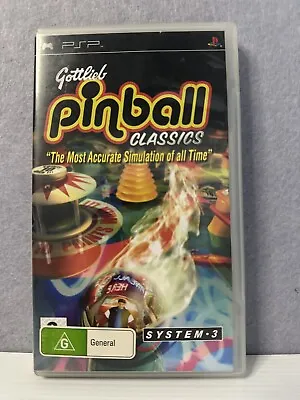 Gottlieb Pinball Classics Sony PlayStation PSP Portable Game Free Tracked Post • $15