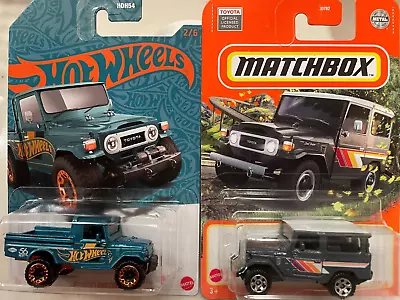 Hot Wheels 56th Anniversary Toyota Land Cruiser Matchbox Land Cruiser FJ40 • $5.50