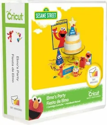 Sesame Street CRICUT Elmo’s Party Cartridge New Sealed  • $27.19