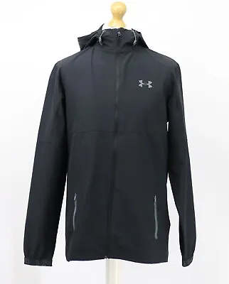 Under Armour Full Zip Mens Jacket Black 1375711 Vi • £28.09